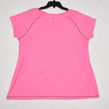 Avia Women&#39;s Short Sleeve Athletic Workout T-Shirt Pink Size XL - €10,81 EUR