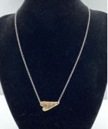 JK by Thirty-One Whisper Heart Two-Toned Necklace 18&quot; + Extender - $12.34