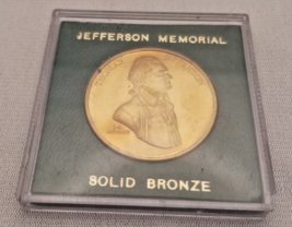 Thomas Jefferson Memorial Washington D.C. Token Encapsulated Bronze Medal - £10.20 GBP