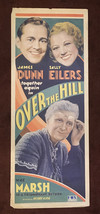 *Henry King&#39;s OVER THE HILL (1931) Insert Poster with Art Deco Design Mae Marsh - £236.29 GBP
