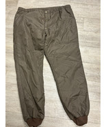 Cabela&#39;s Hunting Pants Overpants Brown Insulated XL Regular 42-44 - $47.32 CAD