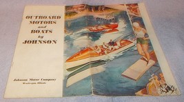 johnson Outboard Motors and Boats Ca 1935 Dealer Sale Brochure Original  - £31.93 GBP