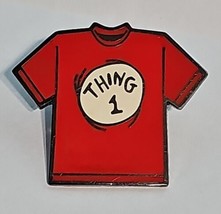 Universal Studios Theme Park Dr Seuss Thing 1 Red Shirt Trading Pin - £8.75 GBP