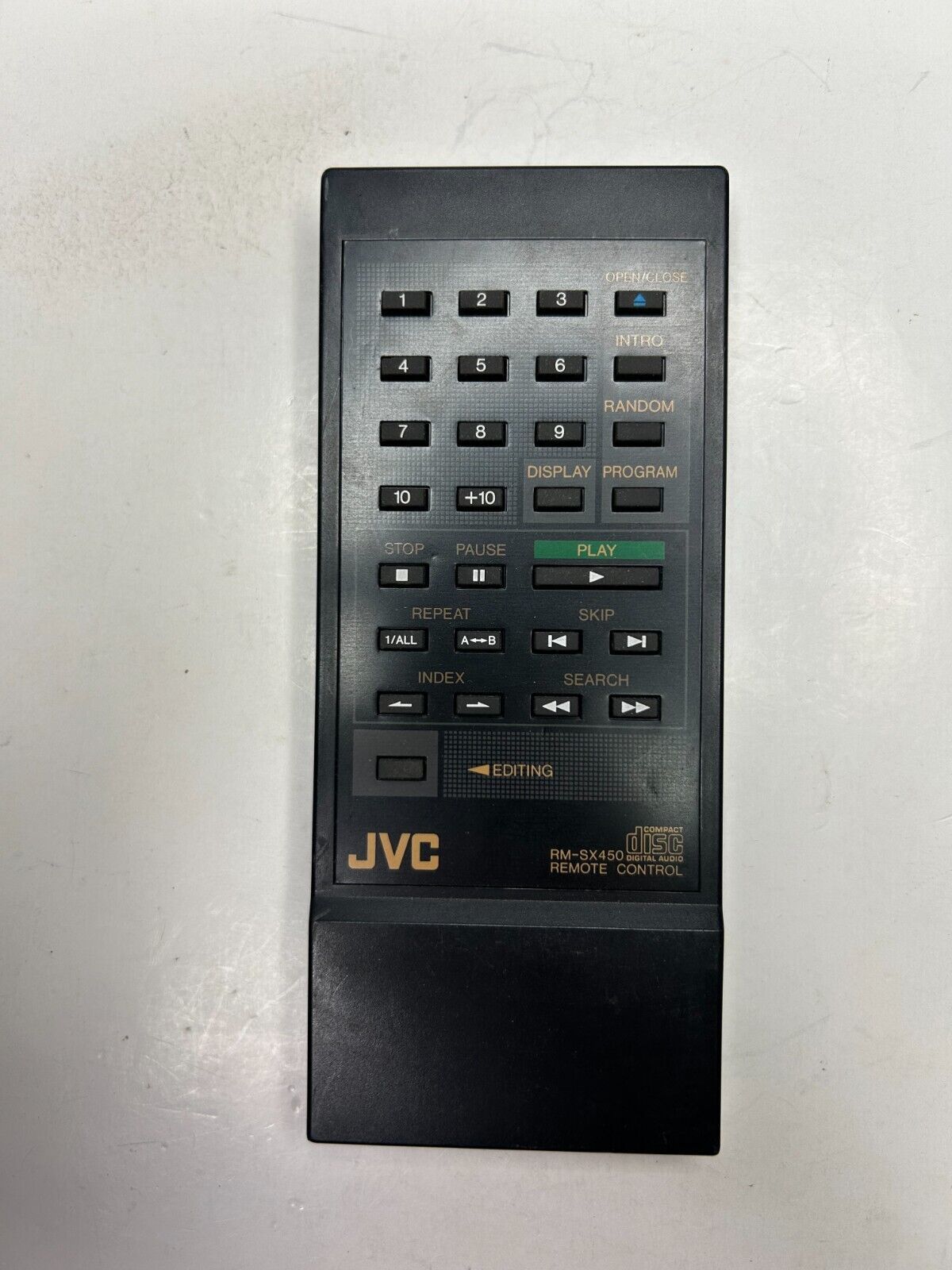 JVC RM-SX450 Remote Control, Black - OEM for CD Players XLV450BK XLV450BKJ  			