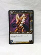 World Of Warcraft TCG Twinblade Of The Phoenix Gladiators Rare Card 186/208 - $4.94
