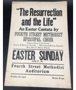 VTG Christian Easter Sunday The Resurrection and the Life Billboard 11&quot; ... - $45.56