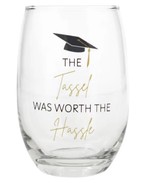 Graduation “The Tassel Was Worth the Hassel”Stemless Wine Glass,15.5oz-B... - €11,89 EUR