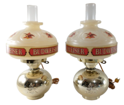 Vintage BUDWEISER Wall-Mount Beer Sconce BARKEEPERS LAMPS Breweriana Adv... - £118.52 GBP