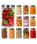 Wide Mouth Mason Jars 16Oz, 12Pack Bulk Glass Jars with Lids, Pint Canni... - €21,10 EUR