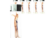 Classic Pin Up Girl D7 Set of 5 Electronic Refillable Butane - £12.62 GBP