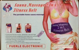 Sauna Massage 2 In 1 Fitness Belt - £20.65 GBP