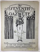 The Seventh Regiment Gazette February 1932 Citizen Soldiers National Guard Reso - $30.00