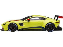 2018 Aston Martin Vantage GTE Le Mans PRO Presentation Car Lemon Green Metallic  - $161.99