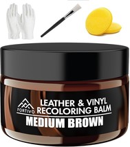 FORTIVO Leather Recoloring Balm, Leather Color Restorer, Leather Scratch... - £41.45 GBP