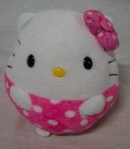 Ty Sanrio Hello Kitty In Ball Shape 4&quot; Plush Stuffed Animal Toy Beanie Ballz - £12.27 GBP