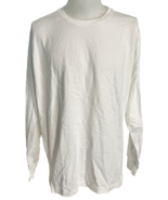 Lands&#39; End White Super-T Long Sleeve T Shirt Size XL - $23.44 CAD