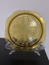 1970’s Indiana Glass Co. Madrid Recollection Amber Glass Dinner Plate 10... - €11,09 EUR