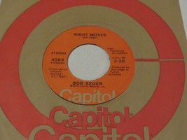 Bob Seger  45  Night Moves   Capitol - £6.66 GBP