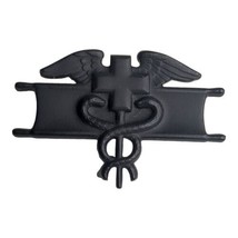 US ARMY EXPERT FIELD MEDICAL BADGE; REGULATION FULL SIZE; BLACK SUBDUED - £7.53 GBP