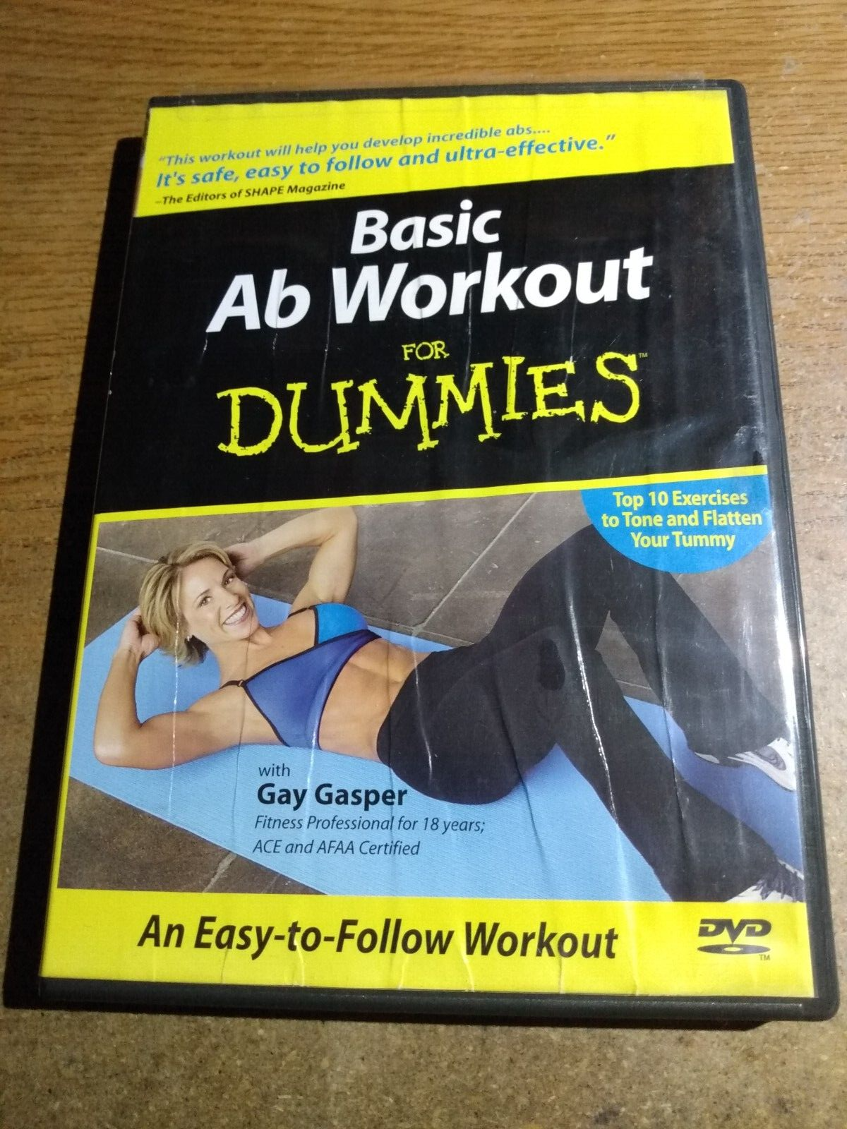 Basic Ab Workout For Dummies - DVD Gay Gasper - $1.75