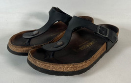 Birkenstock Gizeh Women’s Thong Open Toe Sandals Shoes Size 38 Black 245 Black - £31.81 GBP
