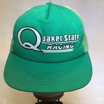 Vintage Ricky Rudd Quaker State Racing Mesh Trucker Hat Nascar Cap SnapB... - $13.98