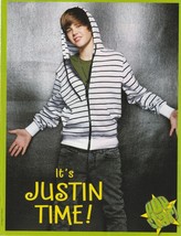 Justin Bieber teen magazine pinup clipping teen idols preteen jeans hood... - $65.69 MXN