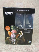 Brand New! Sony 3D Deluxe Start Kit W/ Alice In Wonderland Blu-Ray Movie... - $30.72