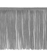 Trims by the Yard 6&quot; Chainette Fringe Trim | Gray | (5 yard cut) - $16.82