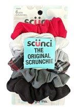 Scunci Hair Accessory Multicolor Scrunchies 6 Bands #33459 - £10.16 GBP