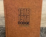 Dodge (Reliance) Engineering D78 1878-1978 Centennial Catalog (1977) Har... - $16.44