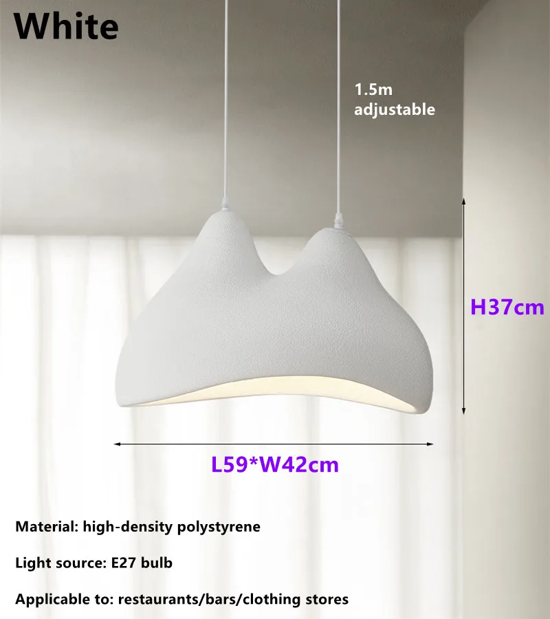  Wabi-Sabi Restaurant Chandelier Designer Living Room LED Decor Pendant Lamps Ho - £165.18 GBP