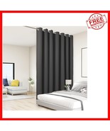 Total Privacy Dark Grey Blackout Curtains: Insulated Grommet Panel for B... - $782.49 MXN