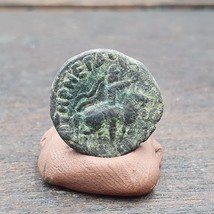 Genuine Ancient Greek Roman Byzantine Kushan Coin Green Patina Coin C13 - £48.05 GBP