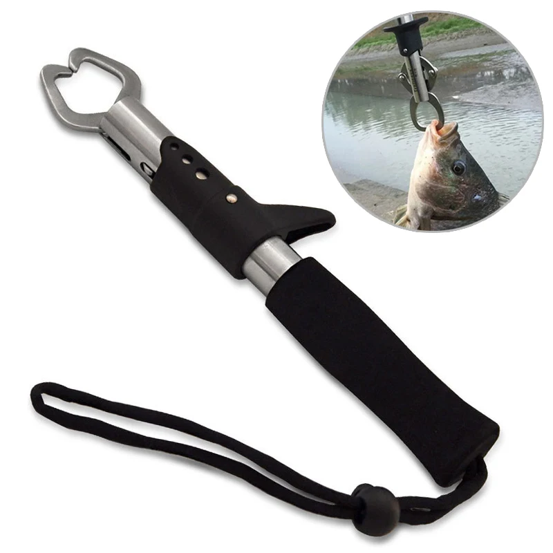 24CM Stainless Steel Fishing Gripper Professional Fish Grip Lip Clamp Grabber Fo - £83.12 GBP