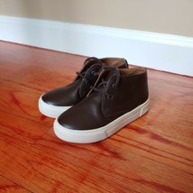 Tucker + Tate Leather Lace Up Shoes Toddler Boys Size 26 US 9.5 Brown - $24.75