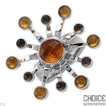 Choice By Chimento MOD/RETRO Amber Cz Ring Sz 7~MADE In ITALY!~NEW!~1 LEFT!~$150 - £55.87 GBP