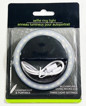 Selfie Portable LED Ring Fill Light Camera for Cell Phone USB Rechargeab... - $150.60 MXN