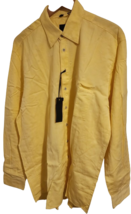 Haupt Long Sleeve Casual Button-Down Shirt in Golden Yellow - Large - £100.59 GBP