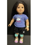 American Girl Just Like You JLY #64 Doll Brown Hair Brown Eyes Watch Shoes - £58.75 GBP