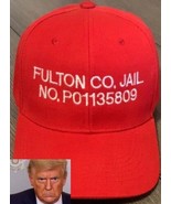 LOCK HIM UP Inmate Trump ARREST Parody Cap Make America Great Again FUNNY HAT - $17.47