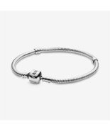 S925 Sterling Silver Moments Snake Chain Bracelet, Daily Bracelet,Gift f... - €18,08 EUR