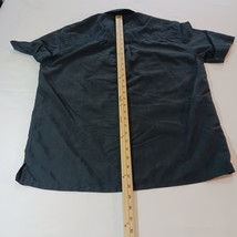 Kenneth Cole New York RN#58667 Men's Green Button Up Shirt Short Sleeve Size M image 10