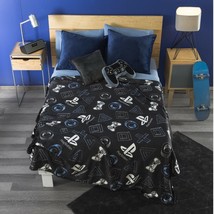 PLAYSTATION ORIGINAL LICENSED TEENS BOYS LIGHT BLANKET VERY SOFTY AND WA... - $53.90