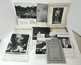 Vintage lot of 9 1930&#39;s 1940&#39;s Duke University Alumni Register &amp; Endowment Book - £66.48 GBP