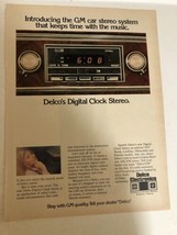 1976 Delco Electronics GM Car Stereo Vintage Print Ad Advertisement pa21 - £6.05 GBP