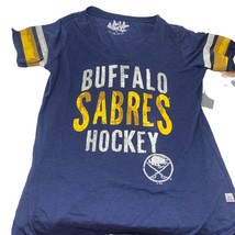 Touch by Alyssa Milano Buffalo Sabres Womens v neck T-Shirt - £15.68 GBP