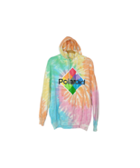 POLAROID Camera Official Merch Rare Tie Dye Oversized Hoodie Sweatshirt ... - $66.01