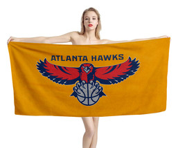 Atlanta Hawks NBA Beach Bath Towel Swimming Pool Holiday Vacation Memento Gift - £17.86 GBP+