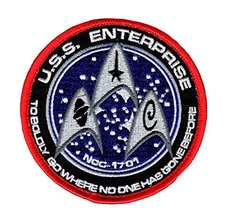 Miltacusa Starfleet Space U.S.S Enterprise NCC-1701 Go Where No one Gone Before  - £7.89 GBP